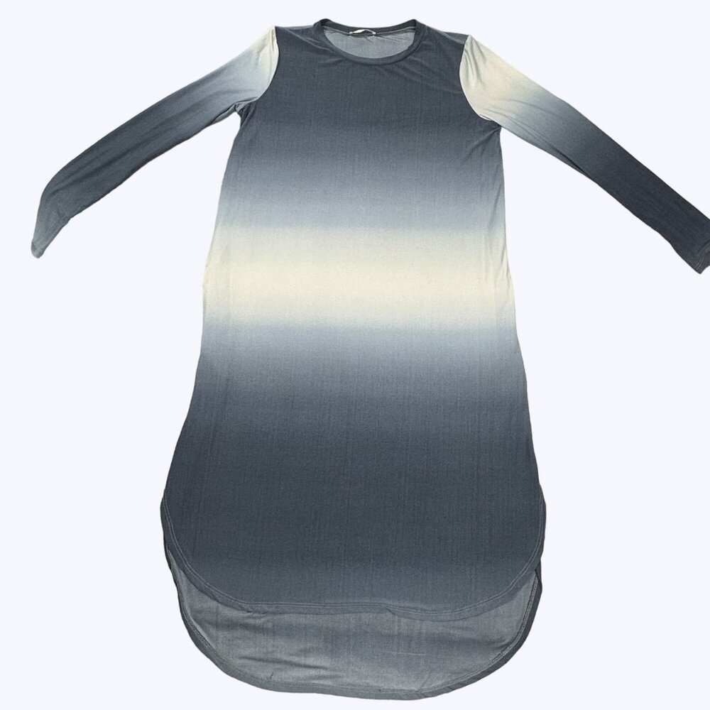 Viamor‎ Dress Size Small Hi/Lo Long Sleeve front pockets
